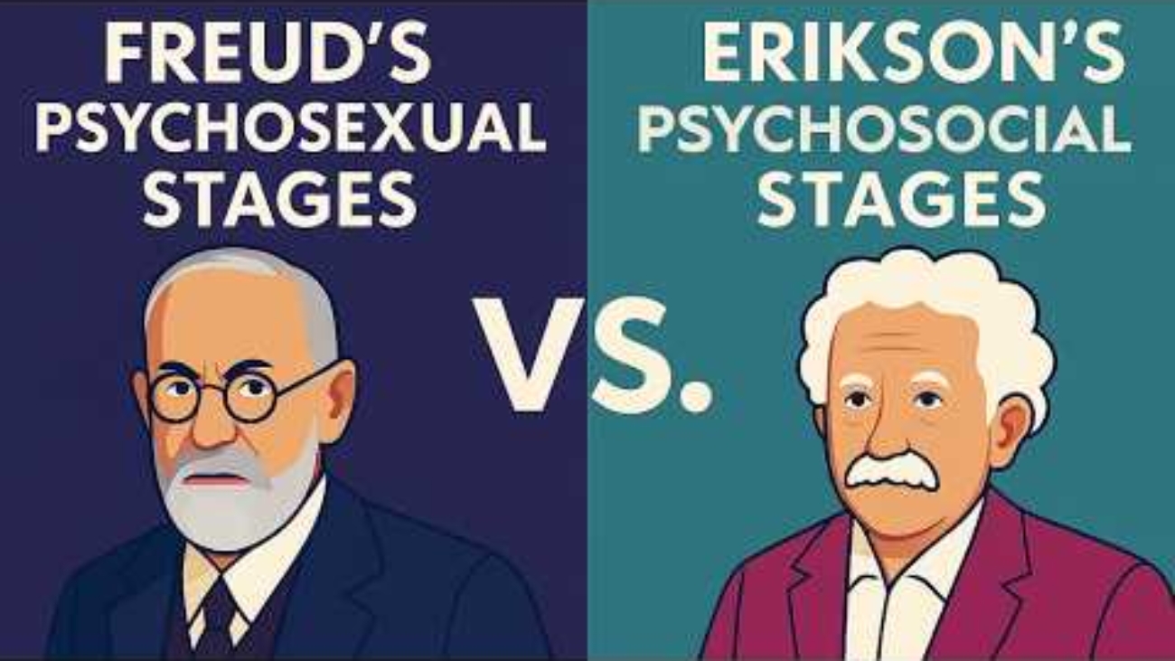 Psycho-sexual stages (Sigmund Freud) & Social growth (Erik Erikson)