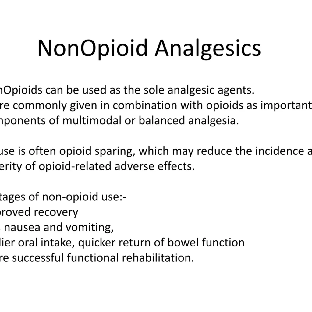 Non Opioid Analgesics