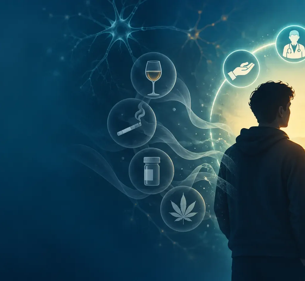 Supportive recovery pathway and substance-use risk factors