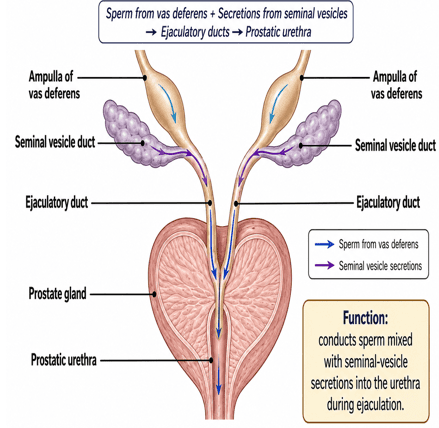 Ejaculatory Ducts Diagram