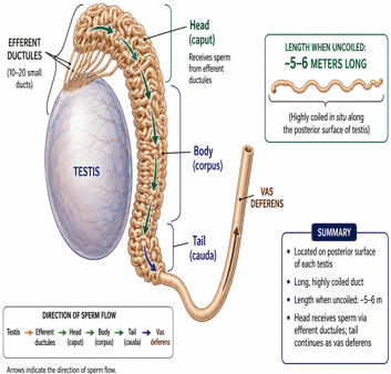 Epididymis Diagram