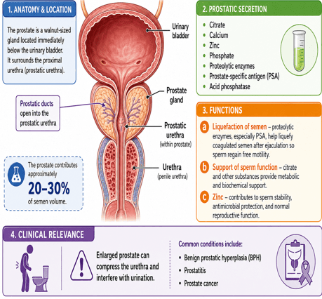 Prostate Gland Diagram