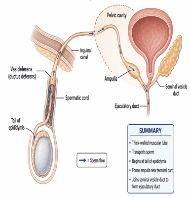 Vas Deferens Diagram